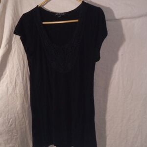 Cable & Gauge Large crochet shirt